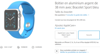 Apple Watch : réservation et retrait en Apple Store disponibles