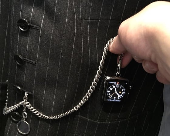 Insolite : transformer son Apple Watch en montre de poche