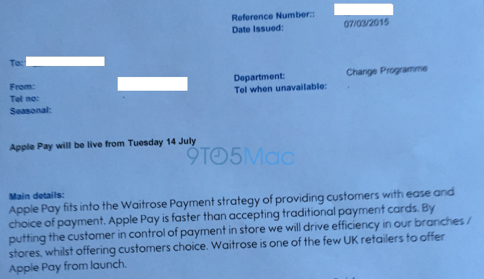 Apple Pay Royaume-Uni