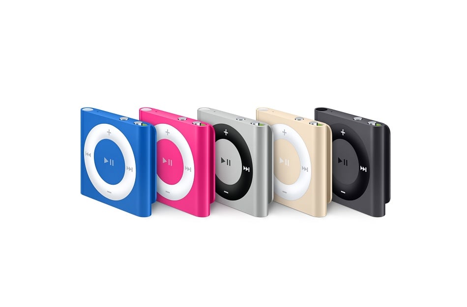 Apple-iPod-Shuffle-or-argent-bleu-rose-gris-sidéral