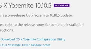 Mac OS X 10.10.5 disponible en version bêta pour le grand public
