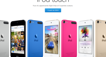 Apple Store : iPod Touch 6G disponible, prix dès 239 euros