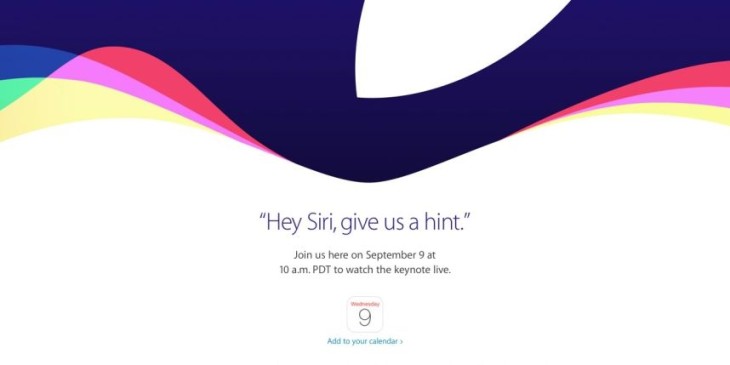 Apple officialise la keynote du 9 septembre