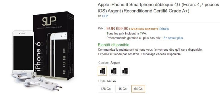 Amazon ouvre une boutique d’iPhone reconditionnés certifiés