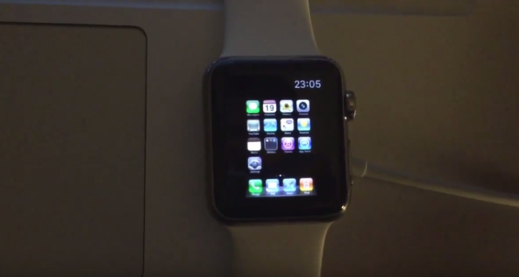 Insolite : iOS 4 installé sur une Apple Watch