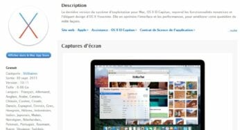 Mac : Télécharger OS X El Capitan (10.11) gratuitement