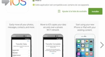 Move to iOS : l’app d’Apple pour migrer d’Android vers iOS