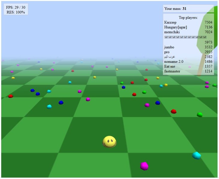 Agar.io : une version 3D du jeu disponible sur Internet