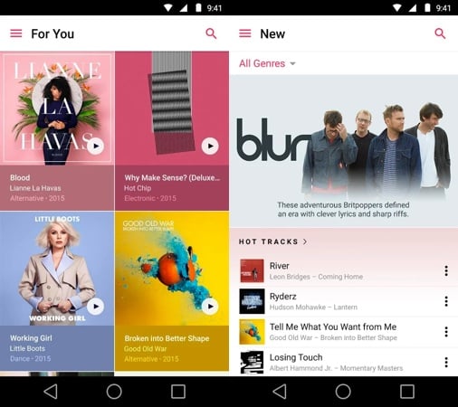 Apple Music est disponible sur Android