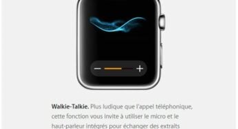 Apple Watch : la fonction Walkie-Talkie abandonnée ?