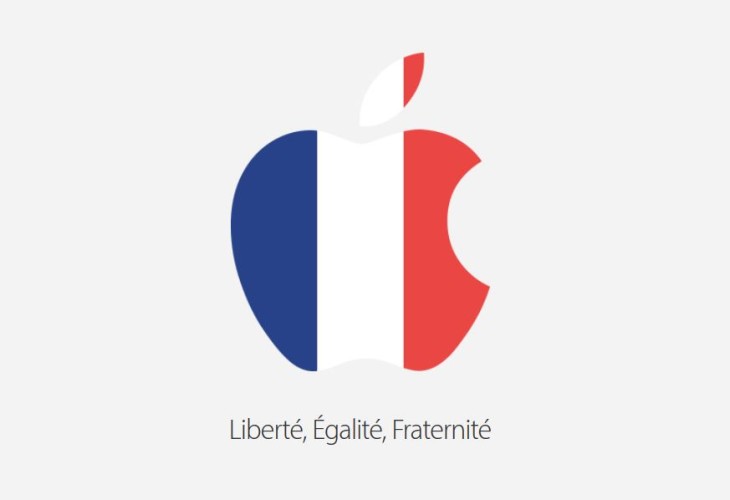 Attentats de Paris : un logo bleu-blanc-rouge affiché sur le site d’Apple
