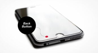 Halo Back : la protection d’écran iPhone 6S au bouton retour magique