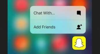 Snapchat : nouveaux filtres (ralenti, avance rapide, retour en arrière) & 3D Touch