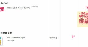 Code Promo Sosh Noël : -10 €/mois sur les forfaits pendant 1 an