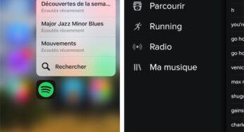 Spotify supporte enfin le 3D Touch des iPhone 6S & 6S Plus
