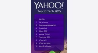 Recherches Yahoo : Apple Watch, iPhone 5 & iPhone 6 Plus dans le Top 10 de 2015