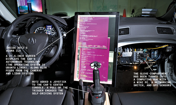 Insolite : le hacker GeoHot développe une voiture autonome en 1 mois