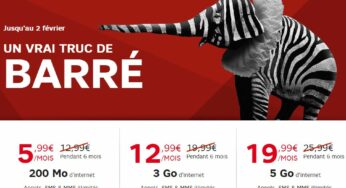 SFR Red : promotion sur les 3 forfaits sans engagement jusqu’au 14 février