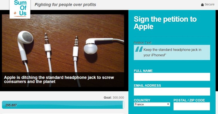 iPhone 7 : une pétition contre l’abandon de la prise jack réunit 300 000 personnes