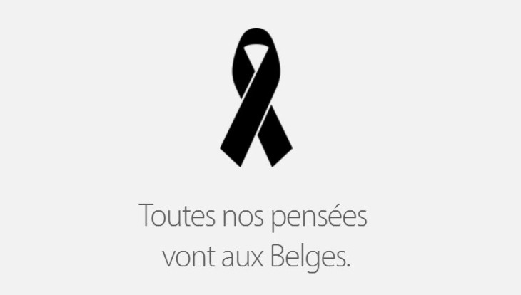 Attentats de Bruxelles : Apple solidaire avec la Belgique