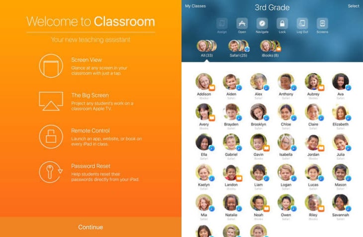 Apple lance l’application En Classe sur l’iPad