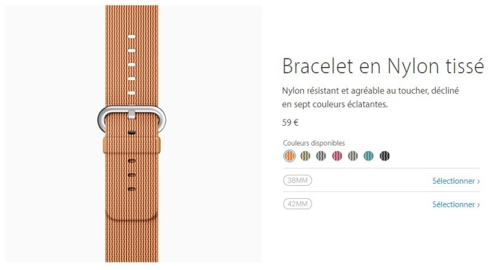 Apple Watch : prix de 349€ (Sport), nouveaux bracelets & watchOS 2.2