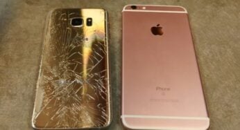 iPhone 6S Plus vs Galaxy S7 Edge : le drop test