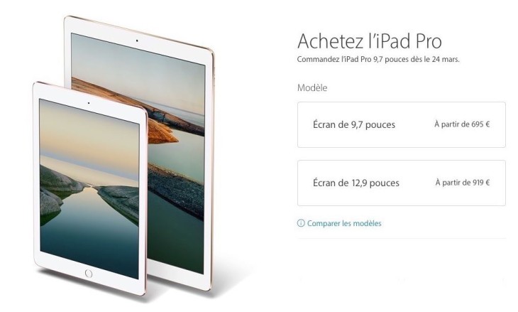 iPad Pro 9,7 pouces & 12,9 pouces : quelles différences ?