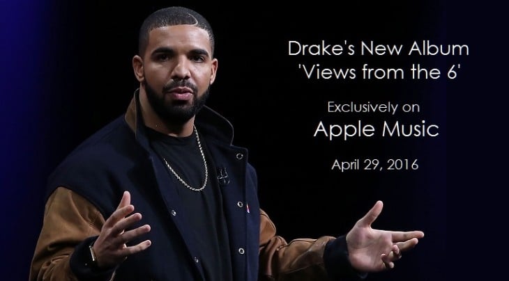 Drake : l’album « Views » en exclusivité sur Apple Music & iTunes
