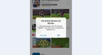 App Store : limite de téléchargement (100 Mo) des apps en 3G/4G augmentée