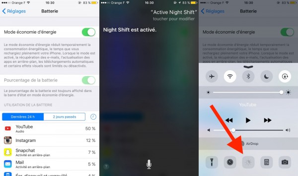 iOS-9-activer-Mode-Economie-Energie-Et-Night-Shift-en-meme-temps