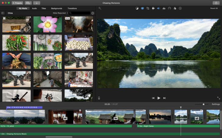 iMovie sur Mac : de nouvelles fonctionnalités liées aux projets