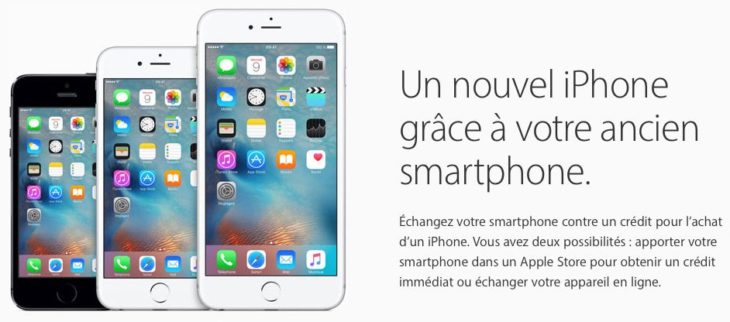 Apple propose reprise & achat à crédit d’iPhone en France