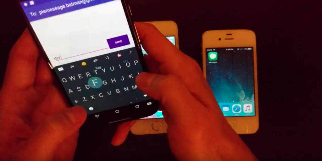 PieMessage : une application pour avoir iMessage sur Android