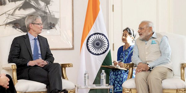 Apple : Tim Cook va rencontrer le 1er ministre Narendra Modi en Inde