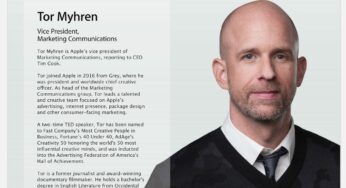 Apple accueille son nouveau vice-président marketing