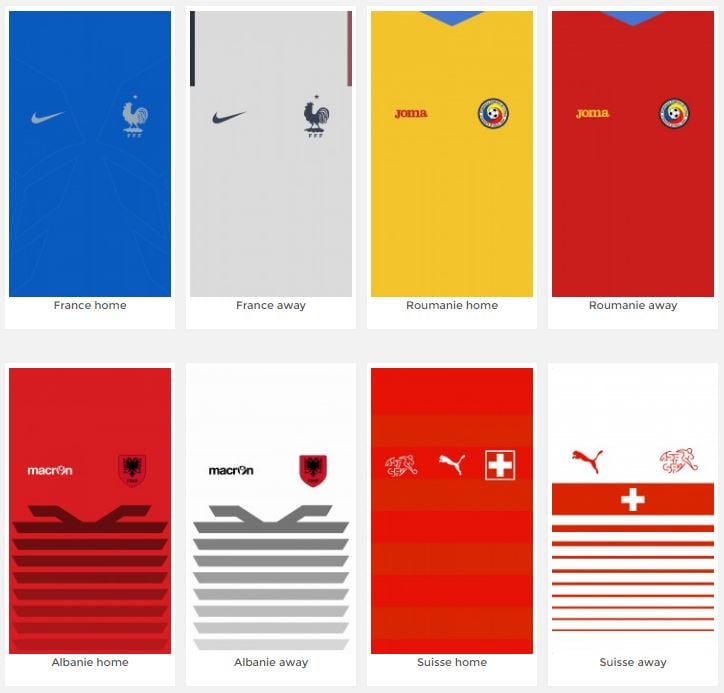 Euro 2016 : les fonds d'écran iPhone de toutes les équipes