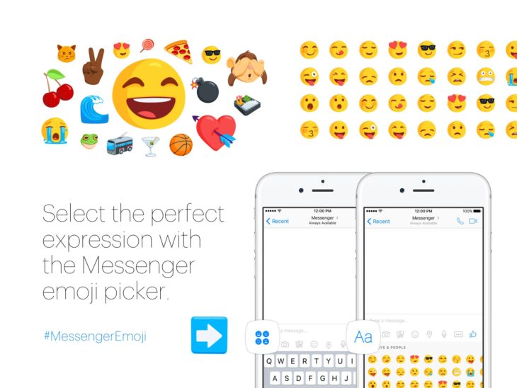 Facebook Messenger : 1500 nouveaux Emoji plus diversifiés