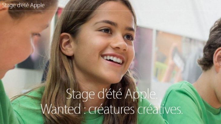 Apple Store : Apple lance ses stages d’été pour enfants