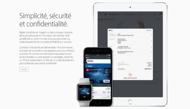 Apple Pay sera très bientôt disponible en France