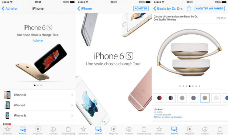 L’application Apple Store pourrait bientôt changer de design