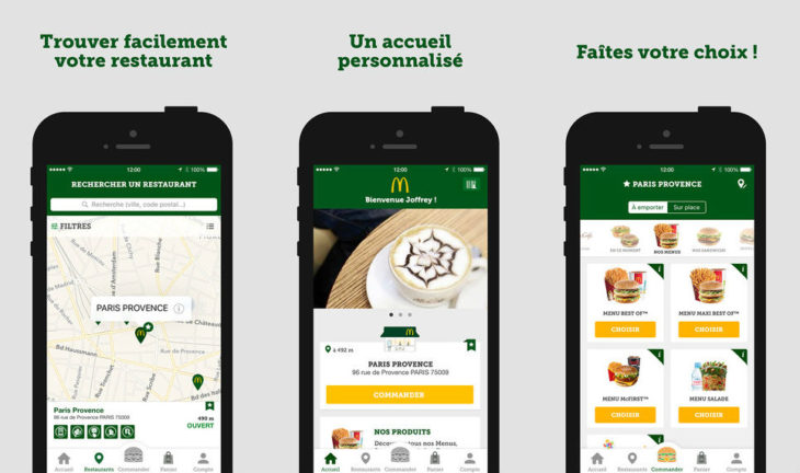 MacDo France : nouveau look, ajout de fonctionnalités & services (iPhone)