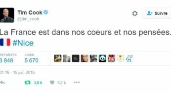 Attentat à Nice : Apple rend hommage aux victimes