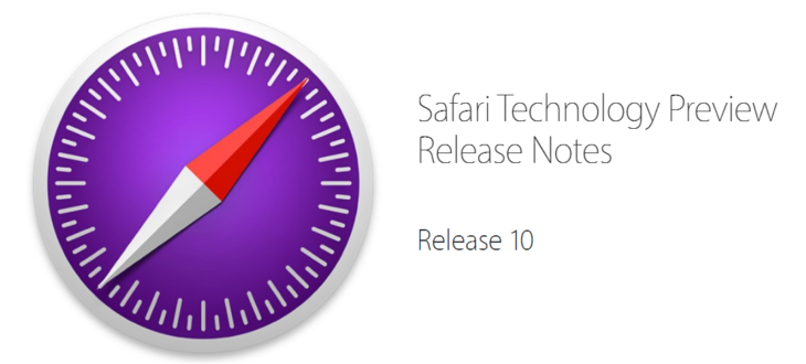Apple lance la 10e release de Safari Technology Preview