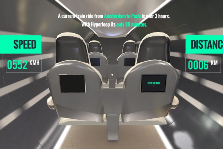 Hyperloop VR : un voyage Paris-Amsterdam en réalité virtuelle sur iPhone