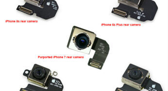 iPhone 7 : photo du capteur photo avec stabilisateur optique ?