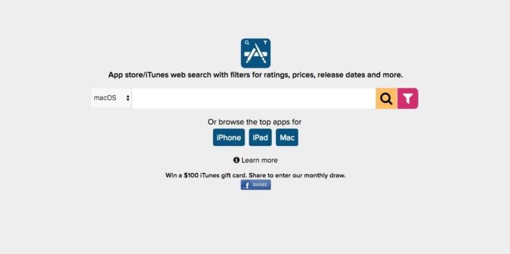 Theappstore.org : rechercher des applications iOS plus simplement