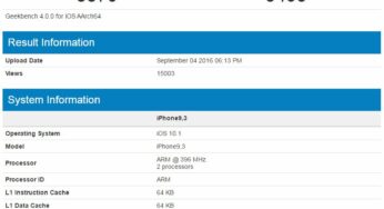 iPhone 7 : un 1er benchmark de ses caractéristiques techniques ?