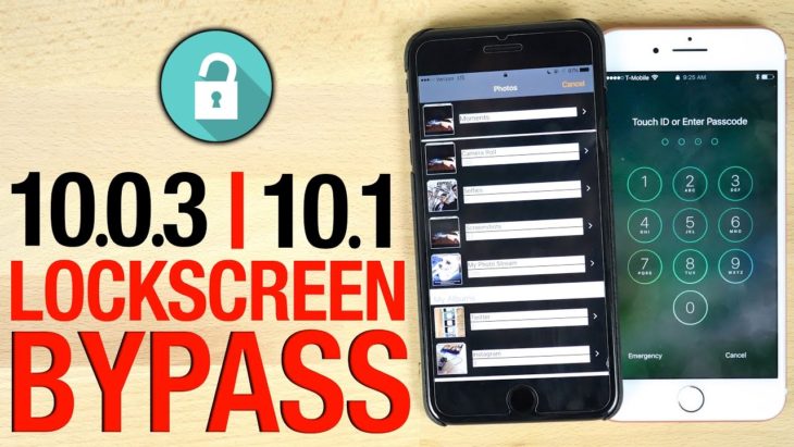 iOS 10 : accéder aux contacts, photos et vidéos sans mot de passe