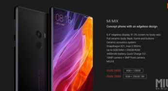 Mi Mix : Xiaomi sort son smartphone sans bord avant l’iPhone 8